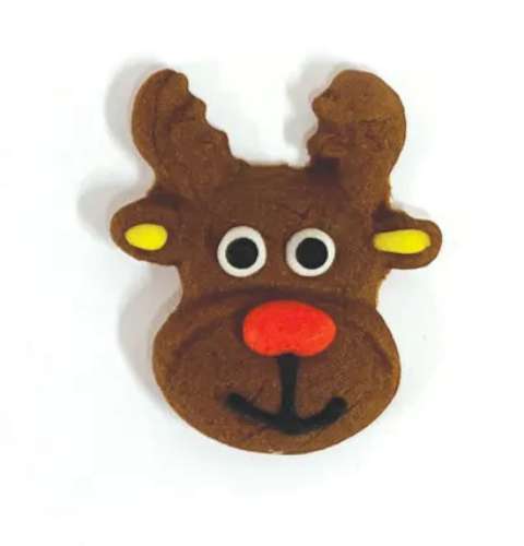 Reindeer Head Sugar Decorations - Click Image to Close